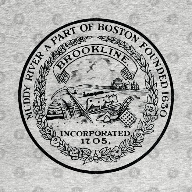 1951 Brookline Massachusetts Town Seal by EphemeraKiosk
